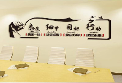 乾县企业文化墙主要展示什么？