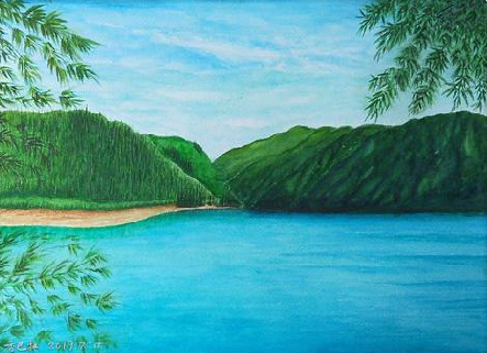 乾县在墙绘中，如何绘画绿水青山？